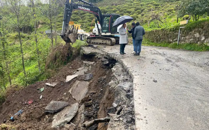Çayeli Yalı Mahallesi’nde Çalışmalar Başlatıldı