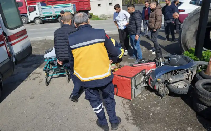 Çayeli’nde Motosiklet Kazası