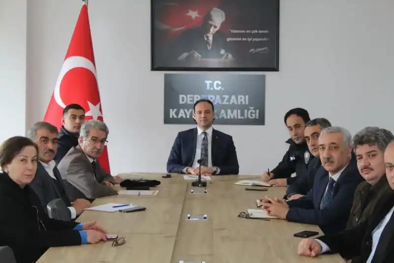 Derepazarı Kaymakamlığı Ziyareti ve Okul Güvenliği Toplantısı