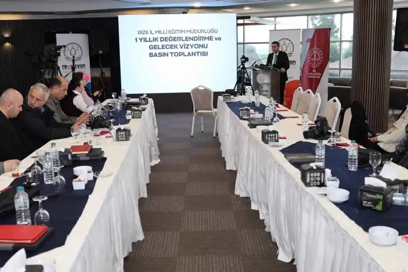 Rize'de Gelecek Vizyonu Basın Toplantısı Yapıldı