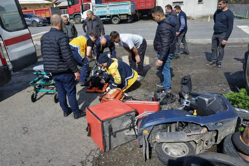 Çayeli’nde Motosiklet Kazası