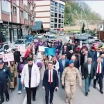 Güneysu’da Kanser Farkındalığı İçin Yürüyüş Düzenlendi