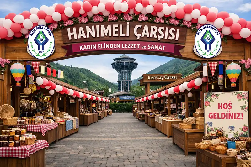 Rize’de “Hanımeli” Çarşısı Açılıyor