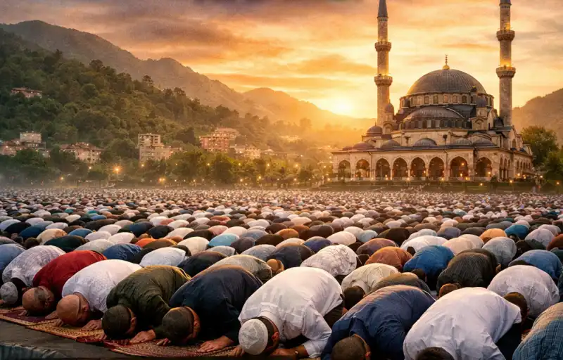 Rize’de İlçe İlçe Kurban Bayramı Namaz Saatleri Açıklandı