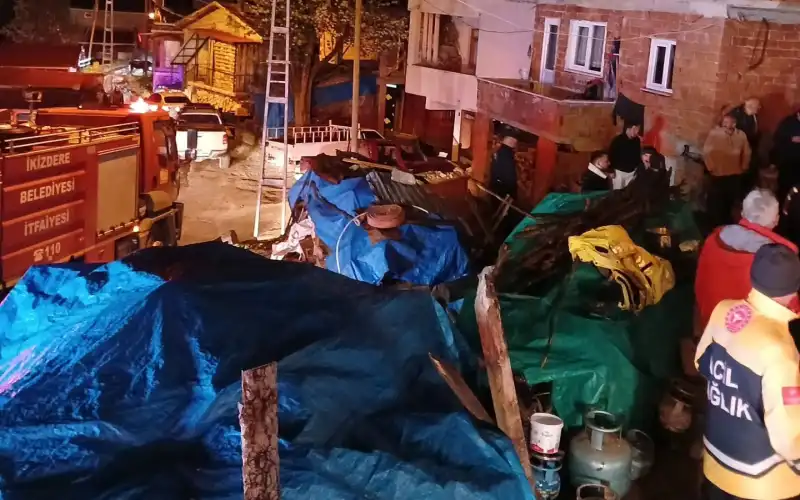 İkizdere’de Gece Yarısı Yangını Faciası Ucuz Atlatıldı