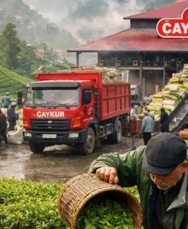 ÇAYKUR, 2026 İlk Gününde 900 Ton Yaş Çay Aldı