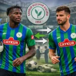 Çaykur Rizespor’da Transfer Hareketliliği