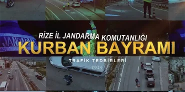 Rize’de Bayram Trafiğine Sıkı Denetim