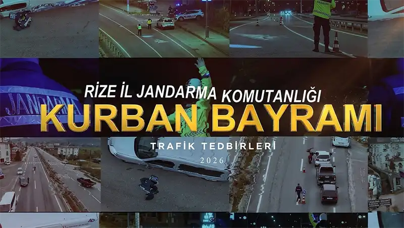Rize’de Bayram Trafiğine Sıkı Denetim
