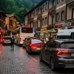 Kurban Bayramında Çamlıhemşin Trafiği Kilitlendi