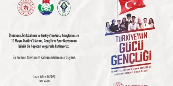 Rize’de 19 Mayıs Coşkusu Başlıyor