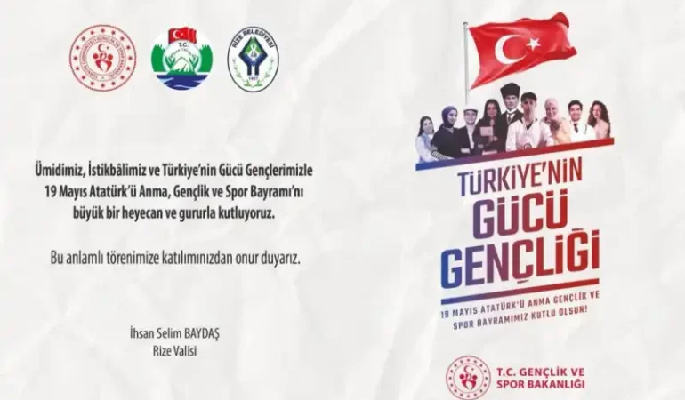 Rize’de 19 Mayıs Coşkusu Başlıyor