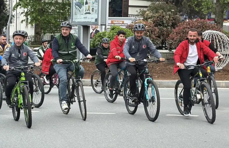 Rize’de 19 Mayıs Coşkusu Pedallarla Başladı