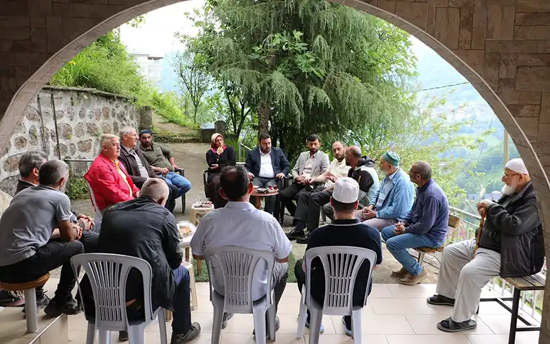 Rize İl Genel Meclisi Heyetinden Çamlıhemşin Çıkarması