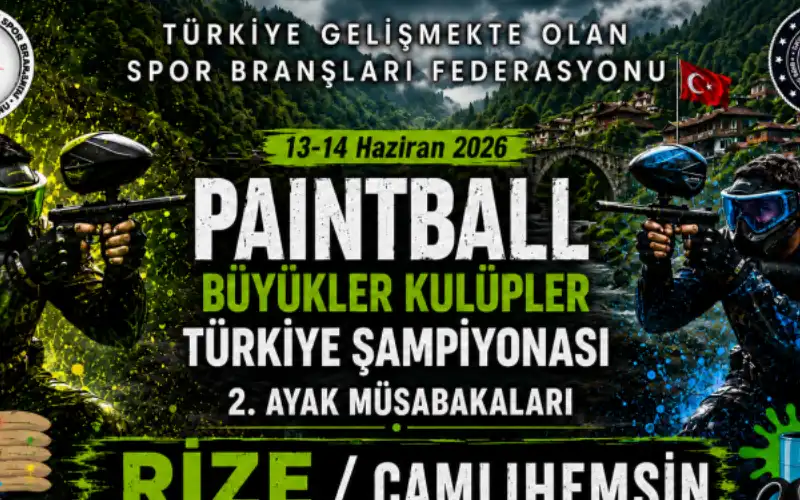 Paintball Türkiye Şampiyonası Heyecanı Çamlıhemşin’de Başlıyor