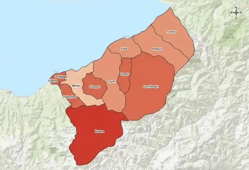 Rize'nin En “Rizeli” İlçesi Açıklandı