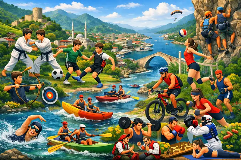 Rize'de Spor Dolu Yaz Başlıyor