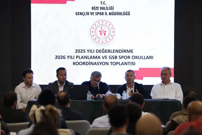 Rize’de “2025 Yılı Değerlendirme ve 2026 Yılı Planlama Toplantısı”