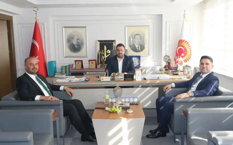 İyidere Kaymakamı Eray Gürsoy’a Veda Ziyareti