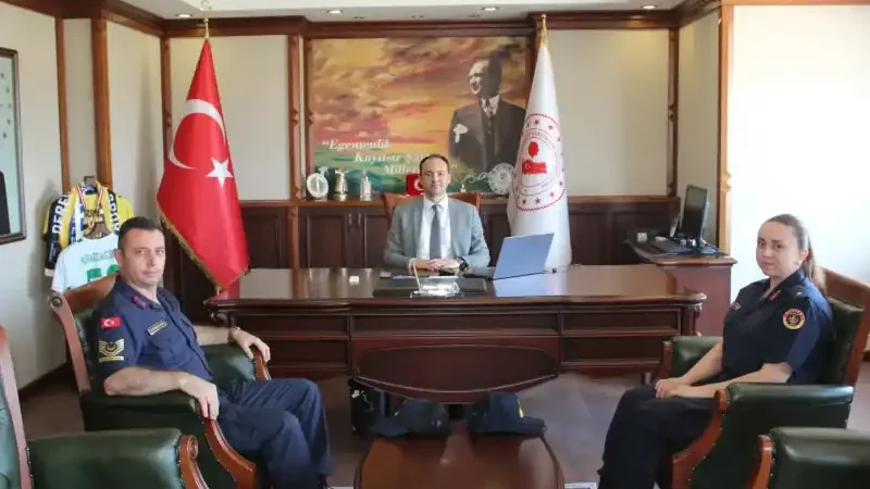 Derepazarı İlçe Jandarma Komutanlığında Görev Değişimi