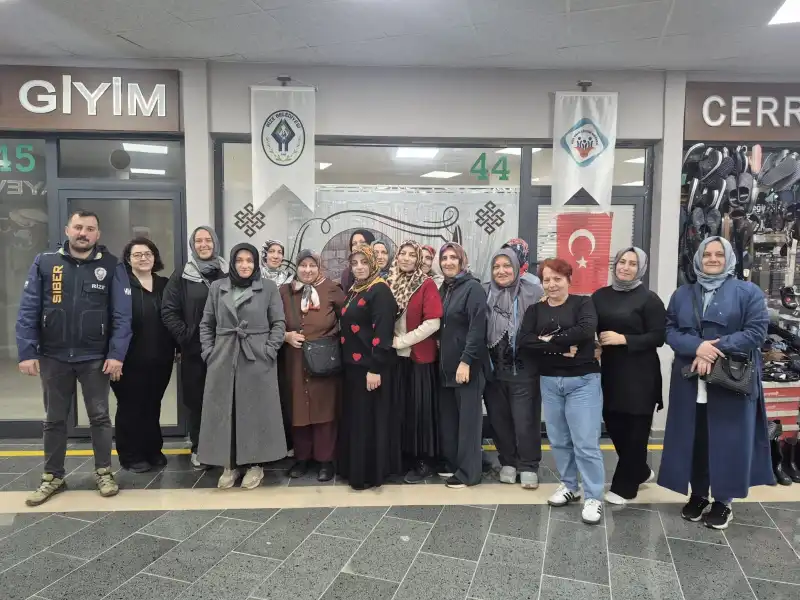 Rize’de Kadın Kursiyerlere Siber Güvenlik Eğitimi Verildi