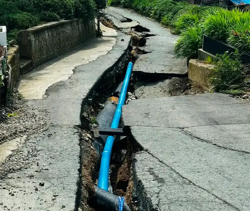 Çayeli’nde İçme Suyu Hattında Arıza