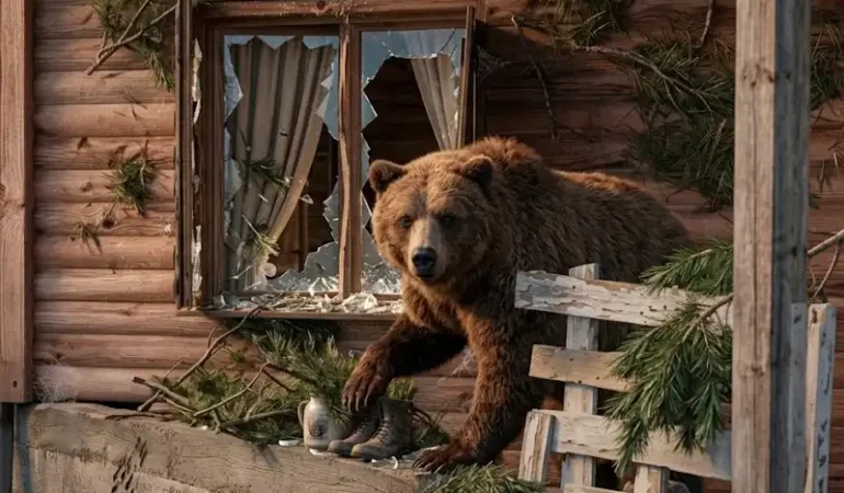 Çamlıhemşin'de Ayı Paniği Bir Günde 20 Evi Talan Etti