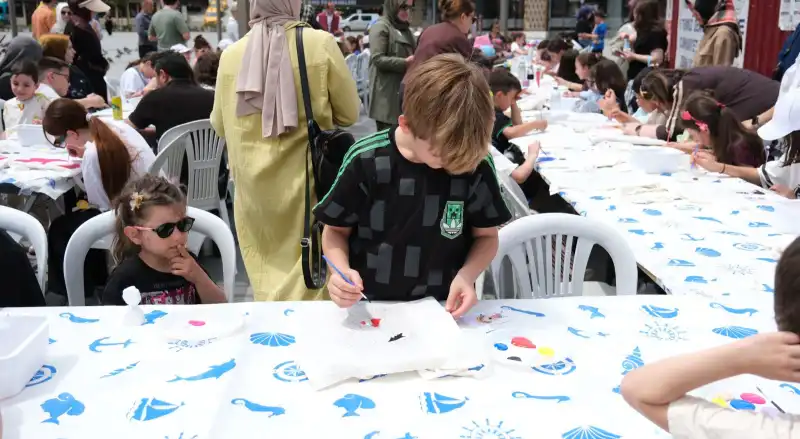 Fırçaların Dansı Rize’de Renkli Görüntülere Sahne Oldu
