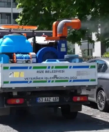 Rize Belediyesi Sivrisineklere Karşı Alarmda