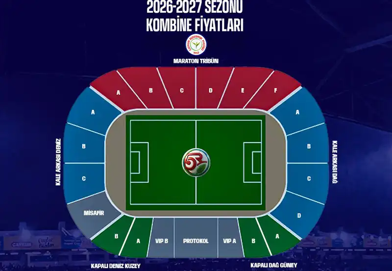 Çaykur Rizespor'da Kombine Heyecanı Başladı