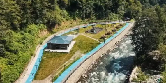 Çamlıhemşin’in Yeni Yeşil Yaşam Alanında Sona Doğru