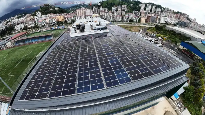Rize Spor Kompleksi Hızla Yükseliyor