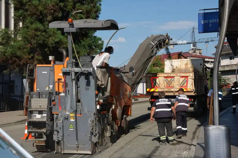 Rize’de Atatürk Caddesi Yenileniyor