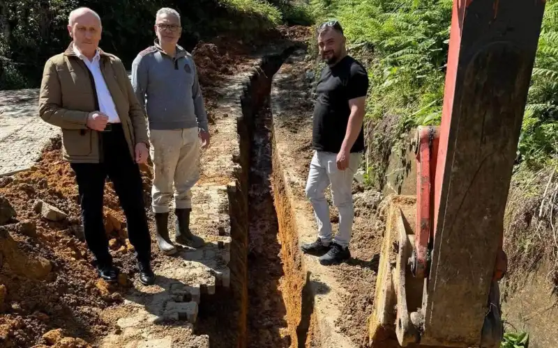 Derepazarı'nda Doğalgaz Sevinci