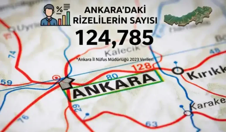 Ankara’daki Rizelilerin Sayısı