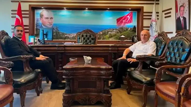 Derepazarı Kaymakam Vekili Palabıyık’tan Başkan Kalça’ya Ziyaret
