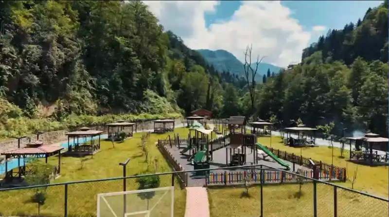 Çamlıhemşin’in Yeni Yeşil Yaşam Alanında Sona Doğru