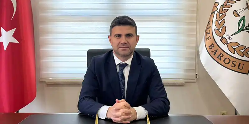 Rize Barosu Başkanı Avukat Ümit Peçe