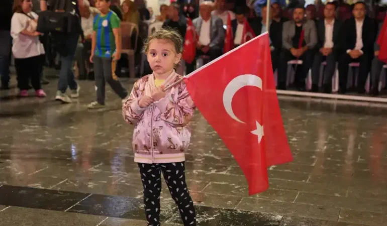 Rize’de 15 Temmuz’un 10. Yılında Demokrasi Nöbeti