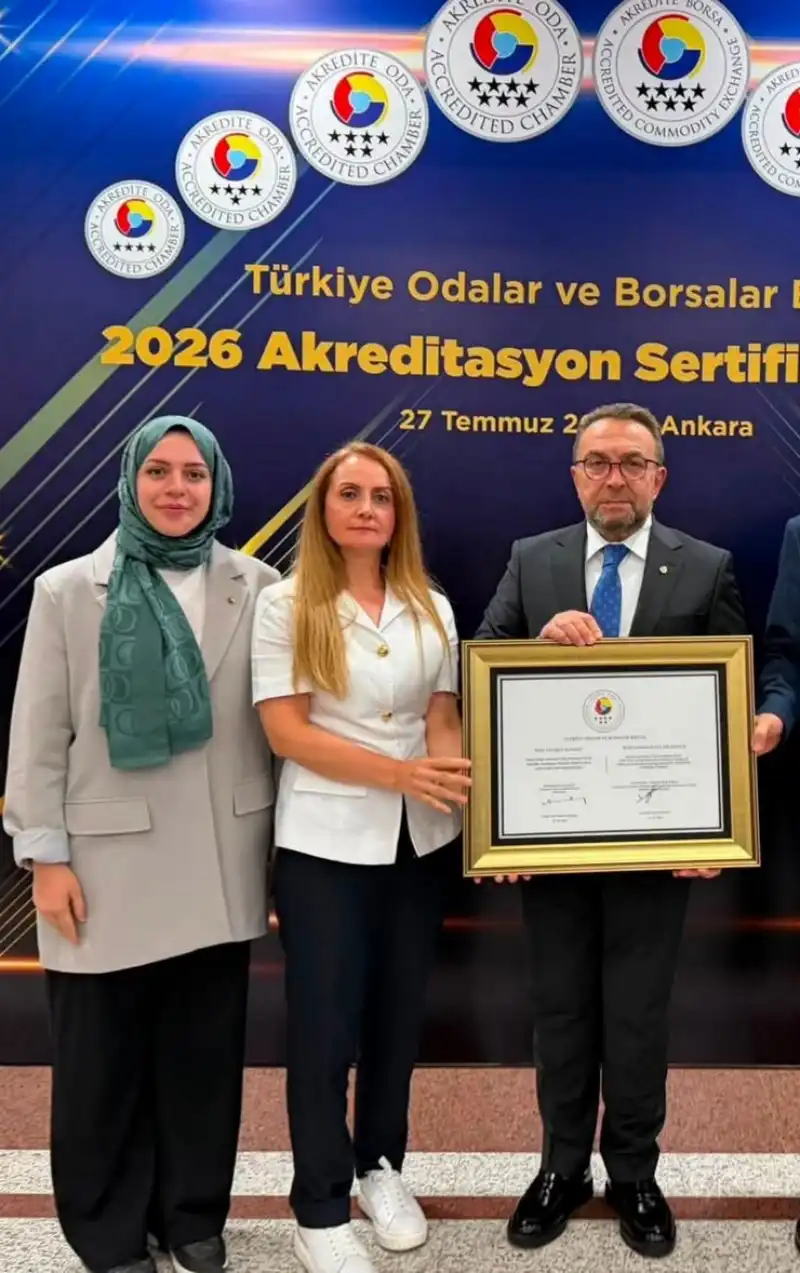 Rize Ticaret Borsası'na 6 Yıldızlı Akreditasyon Belgesi