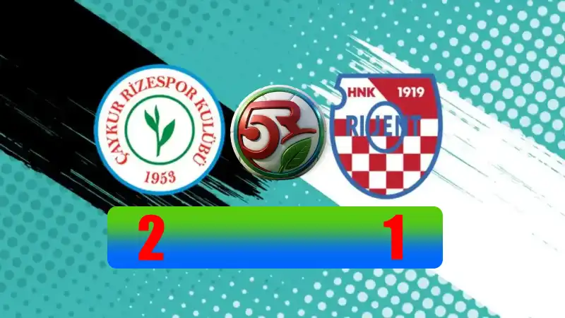 Çaykur Rizespor 2-1 HNK Orijent