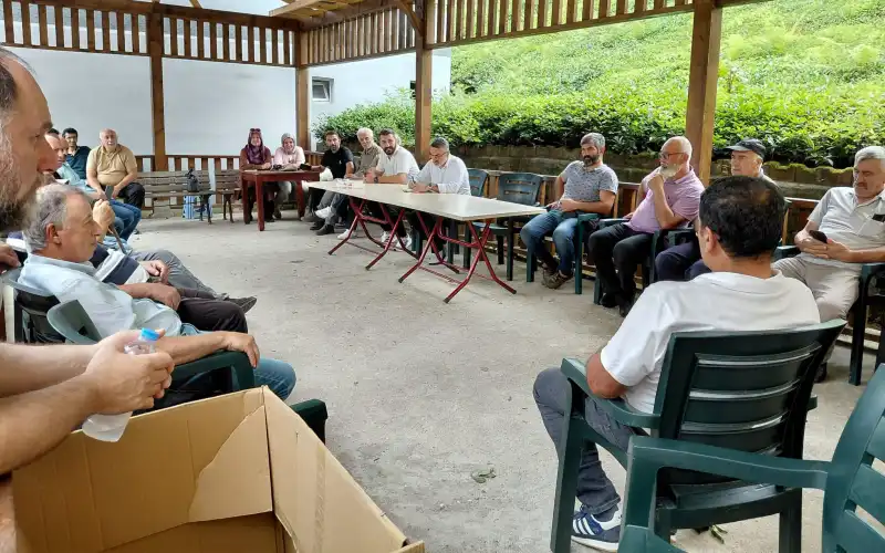 AK Parti Fındıklı Teşkilatı Sümer Köyü’nde Vatandaşlarla Buluştu