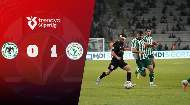 Tümosan Konyaspor 0-1 Çaykur Rizespor