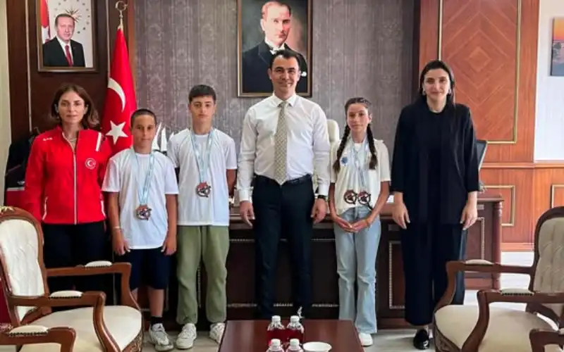 Pazar’ın Gururu Sporculardan Kaymakam İnam’a Ziyaret