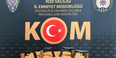 Rize’de Silah Operasyonu 25 Kişiye Adli İşlem, 3 Şüpheli Tutuklandı