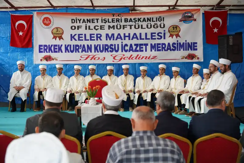 Kalkandere Hafızlık İcazet Merasimine Destek