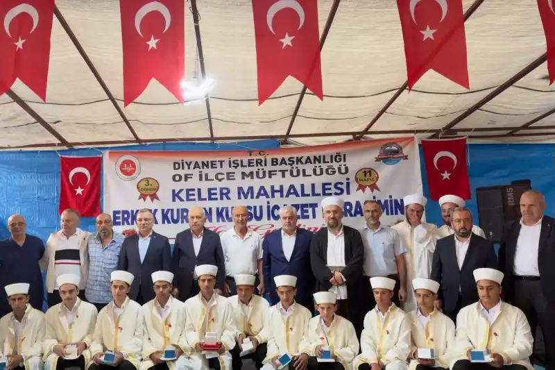 Kalkandere Hafızlık İcazet Merasimine Destek