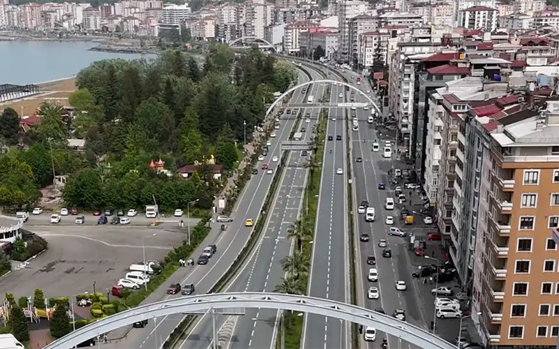 Rize’nin Yeni Ulaşım Koridoru Şekilleniyor