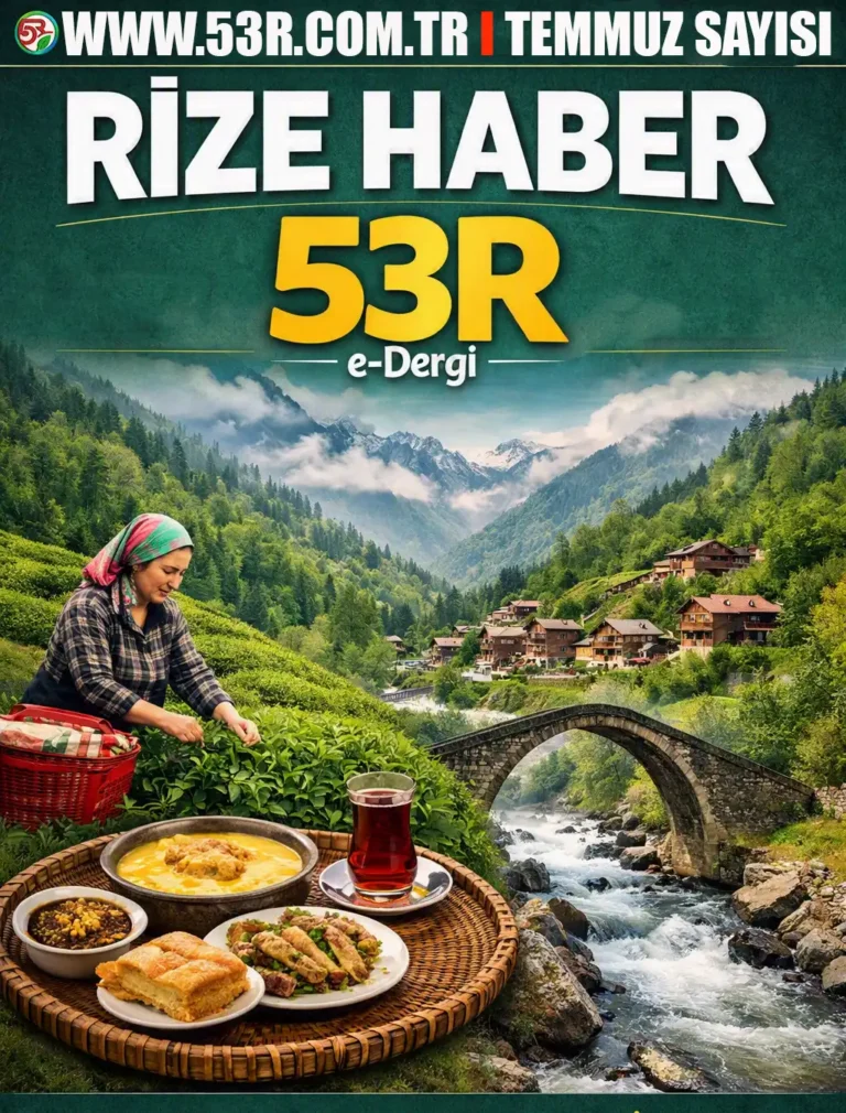 Rize Haber - 53R e-Dergi Temmuz Ayı Neler Oldu