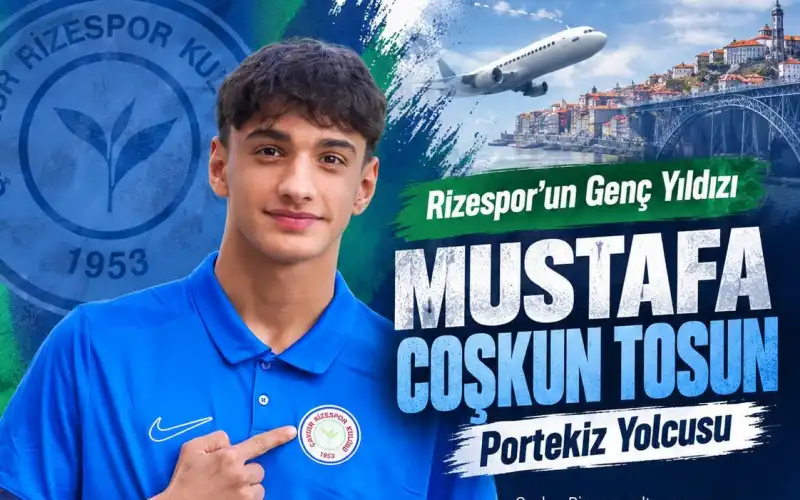Çaykur Rizespor’un Genç Golcüsü Mustafa Coşkun Tosun’a Millî Davet